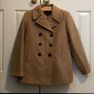 Tan pea coat